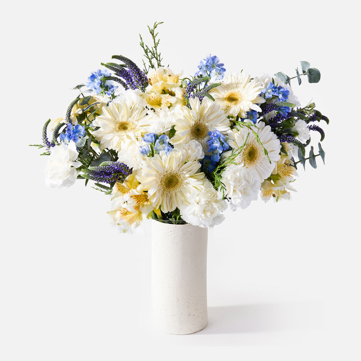 Double The Frost + The White Tobago Vase