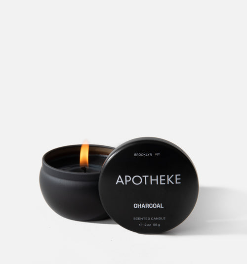 Apotheke Charcoal Tin Candle