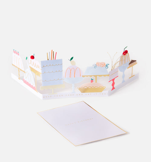 Birthday Cake Folding Card