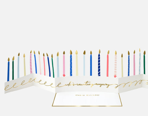 Candle Birthday Card