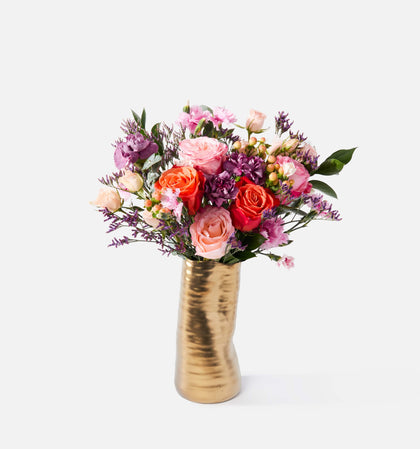 The Copenhagen with Gold Tegan Vase