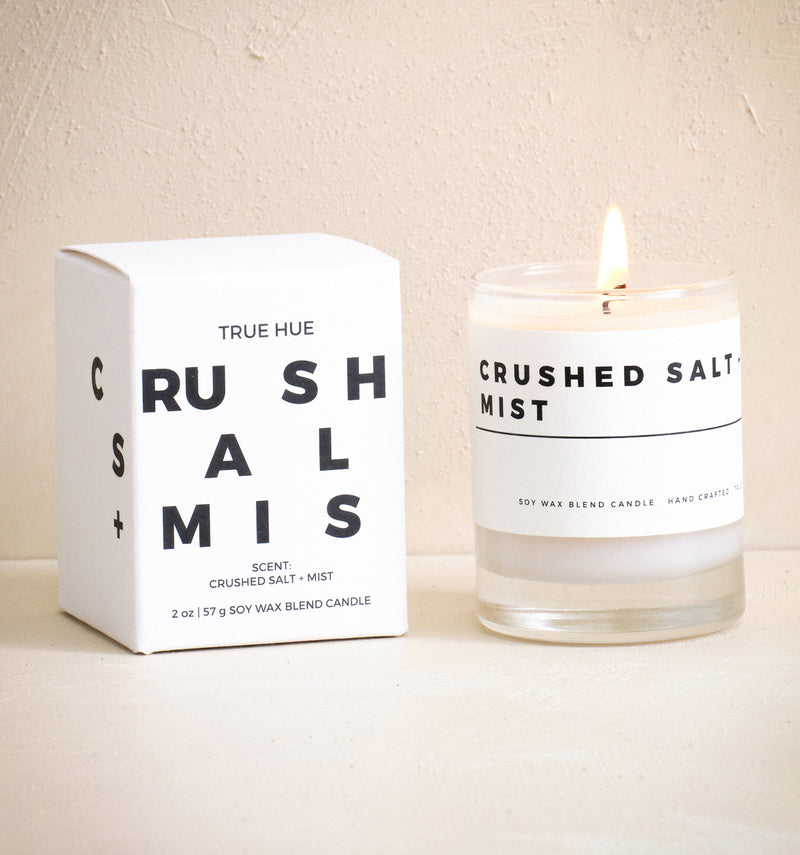 True Hue Crushed Salt + Mist Votive