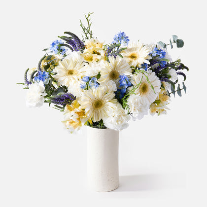 Double The Frost + The White Tobago Vase