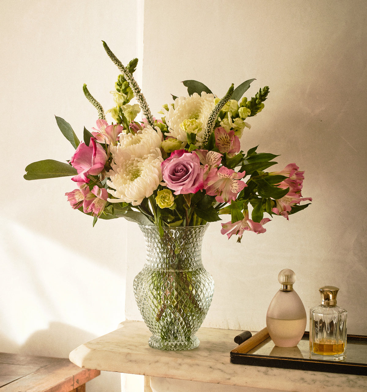 The Lavender Crush with Roseland Vase
