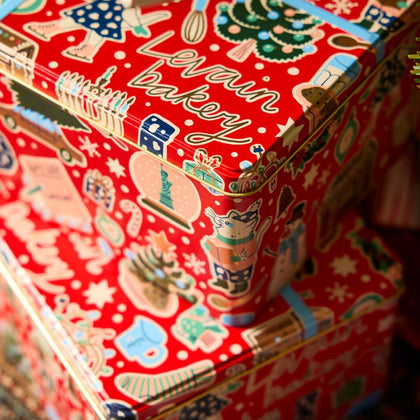Holiday Tin Cookie Gift Set