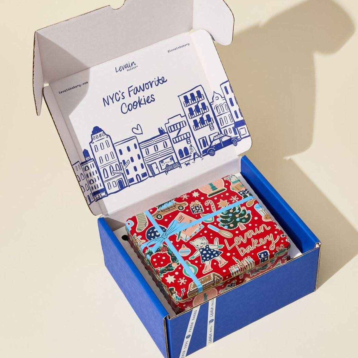 Holiday Tin Cookie Gift Set