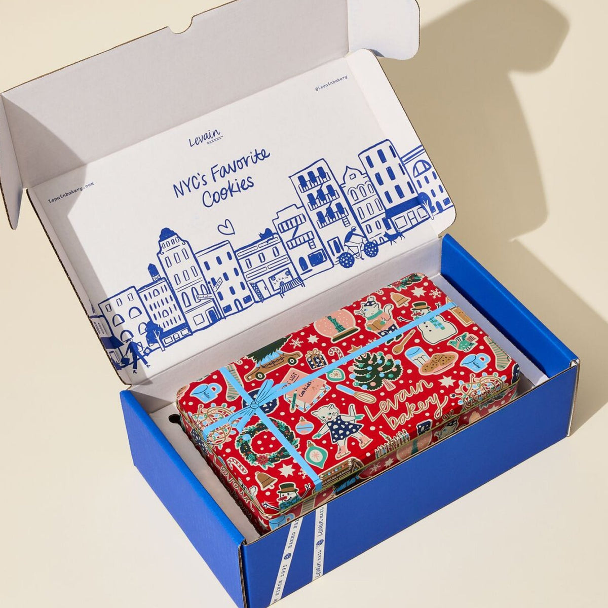 Holiday Tin Cookie Gift Set