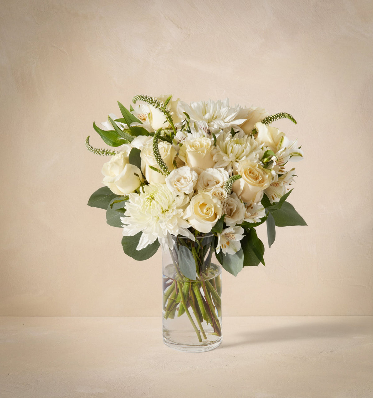 peaceful white lilies bouquet The Peace