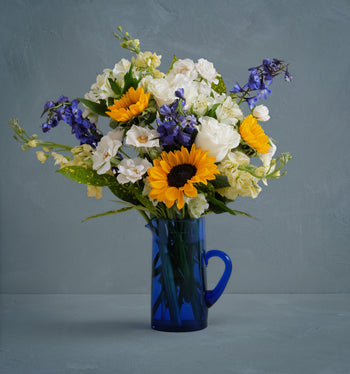 The Picket Fence with Moroccan Glass Pitcher