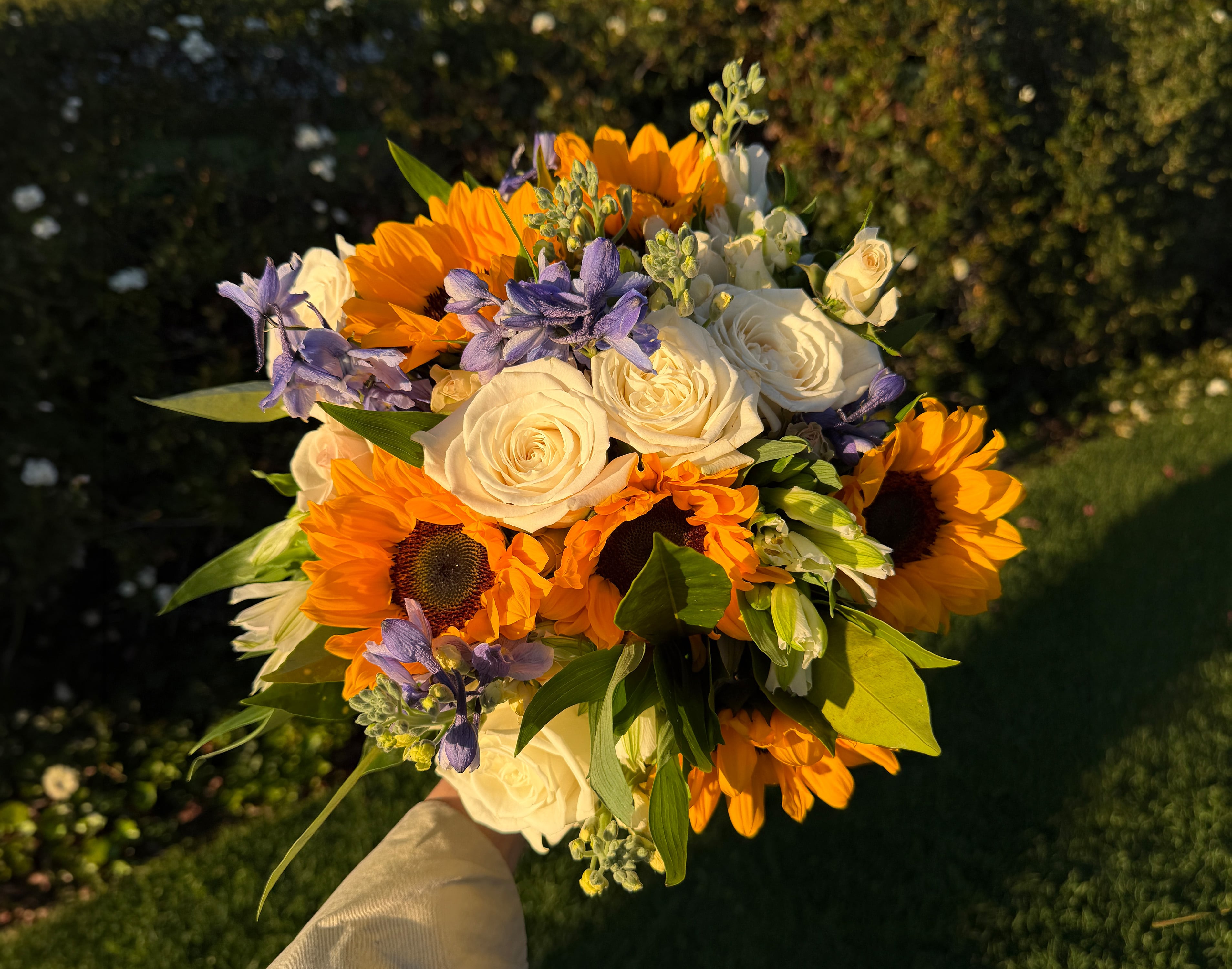 The Picket Fence with Moroccan Glass Pitcher | UrbanStems Flower