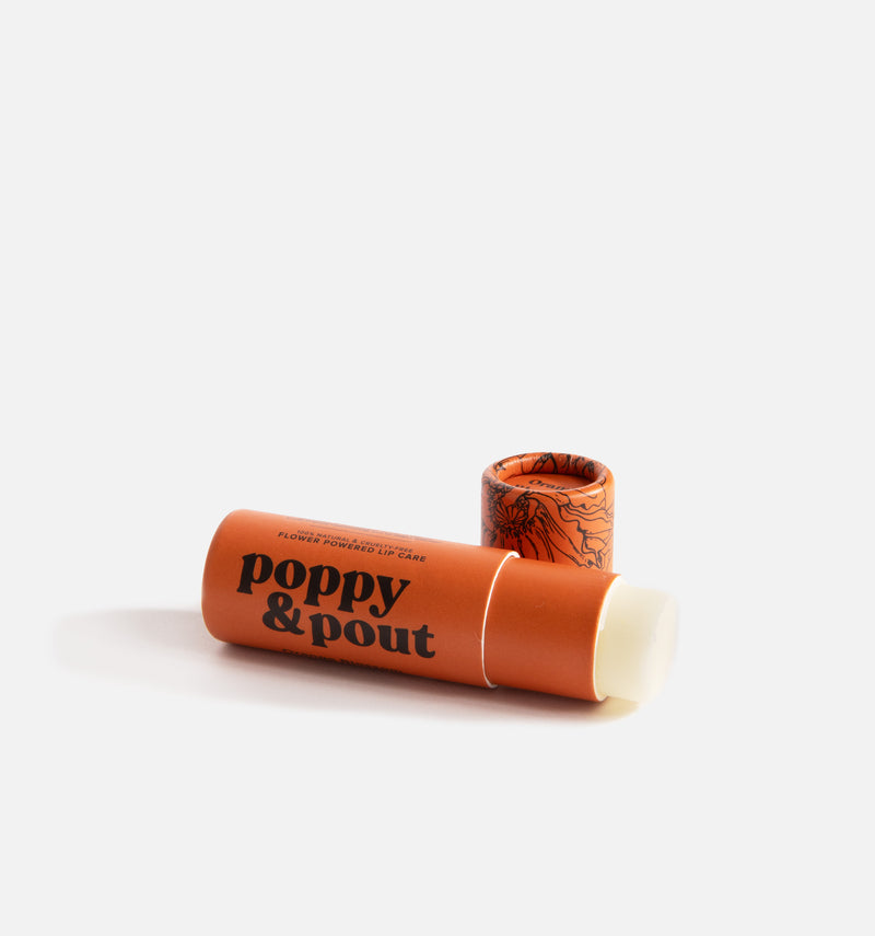 Poppy & Pout Orange Blossom Lip Balm