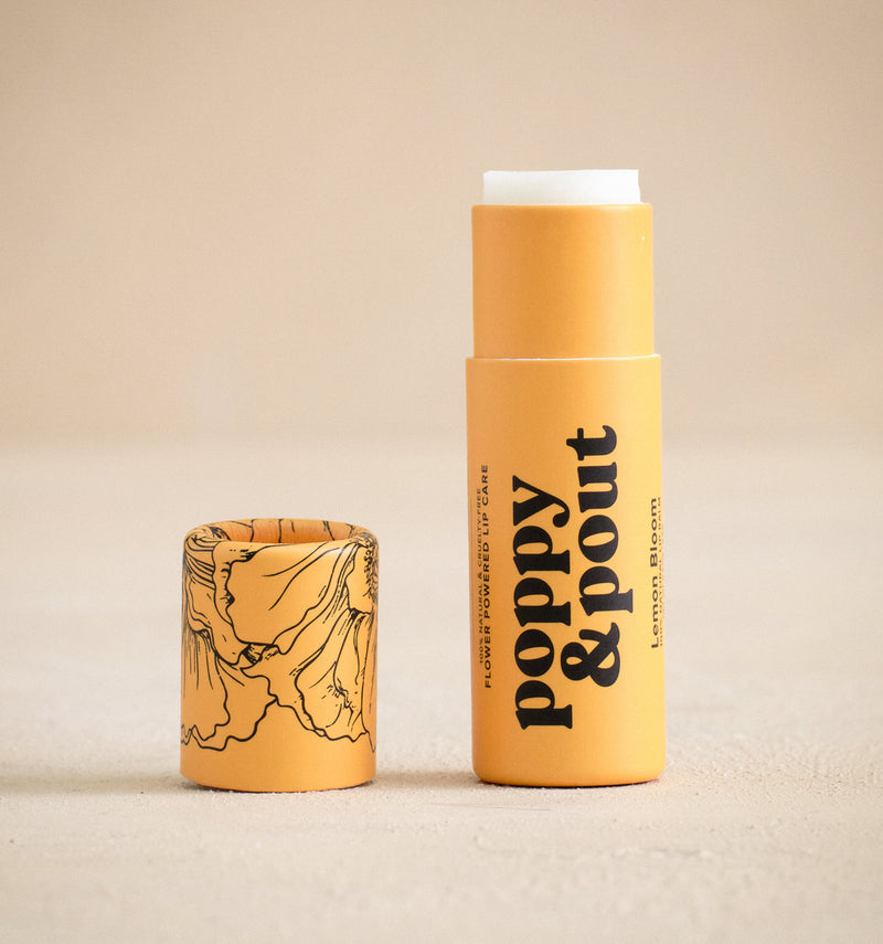 Poppy & Pout Lemon Bloom Lip Balm