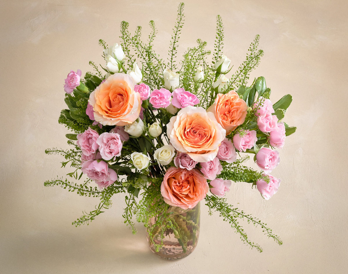 The Spring Fling and Rose Quartz Vase