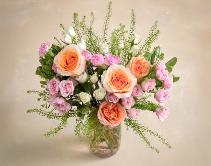 The Spring Fling and Rose Quartz Vase