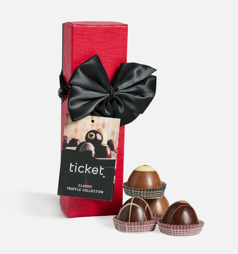 Ticket Chocolate Classic 4 Piece Truffles