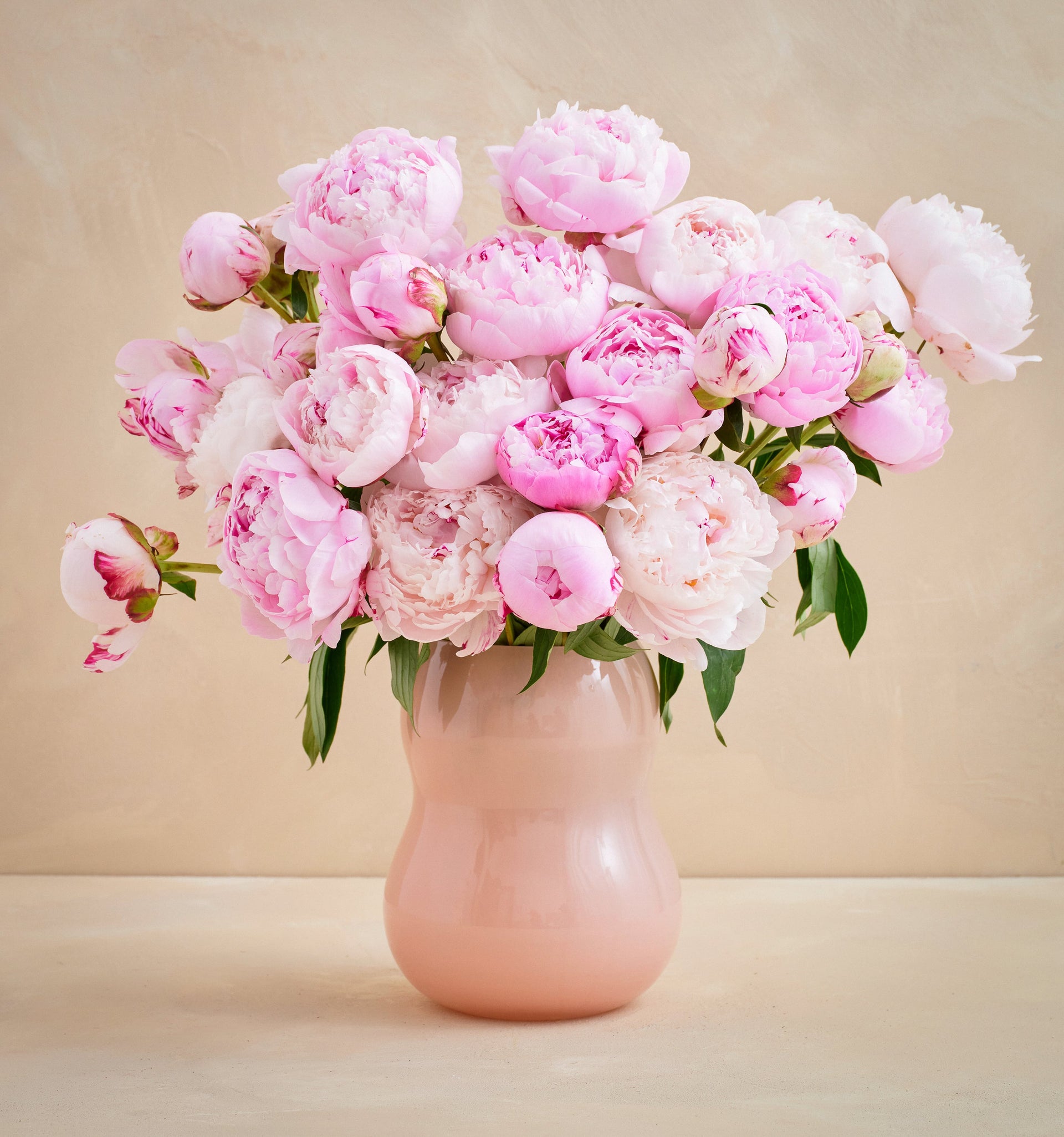 peony and succulent bouquet Double the Peony