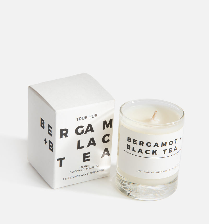 True Hue Bergamot + Black Tea Votive Candle